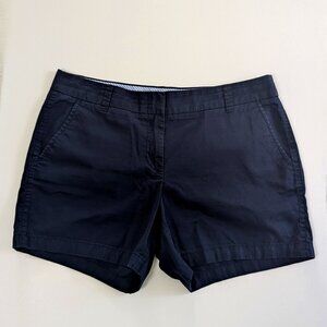 J. Crew Broken-In Chino Shorts Navy Blue 4.5” Inseam Size 10